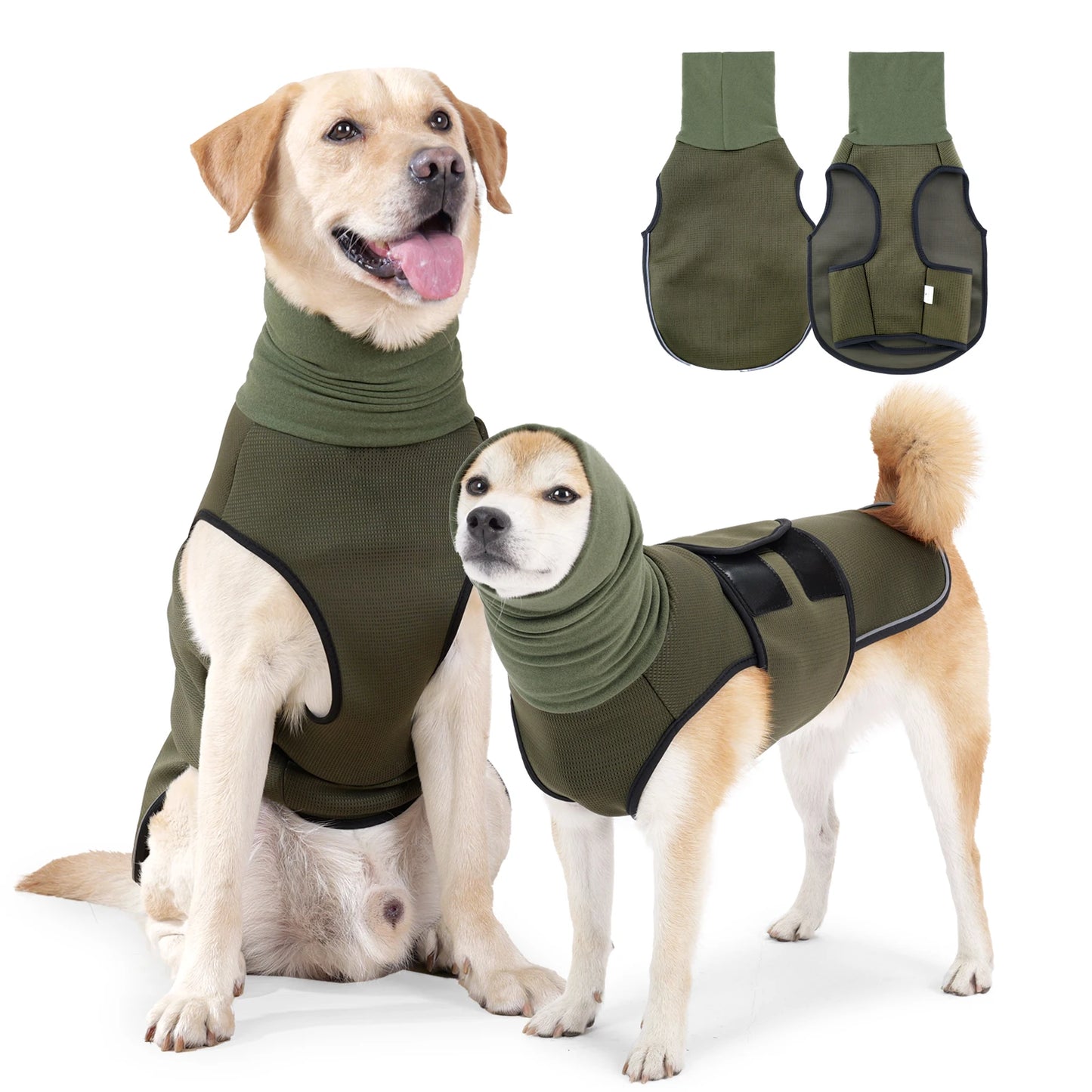001-Dog Anxiety Vest - Body and Ears