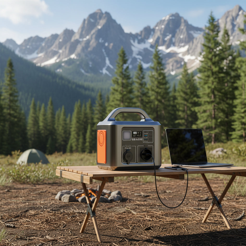 00-Lifestyle| Portable Power Station 600W