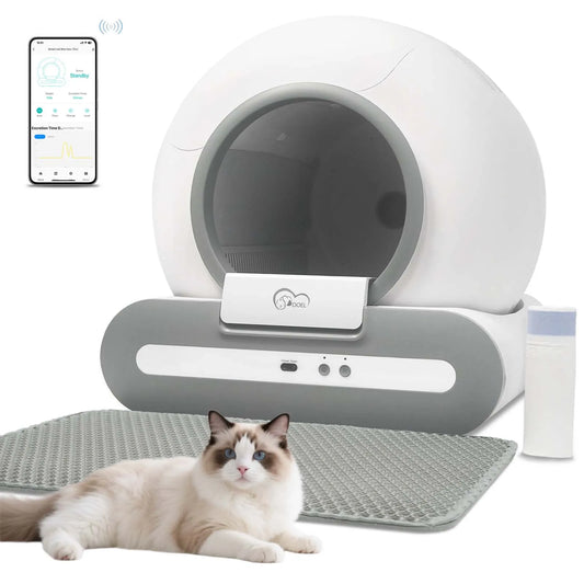 15-Lettiera Gatti Autopulente Wi-Fi 2,4GHz 56L 🐱