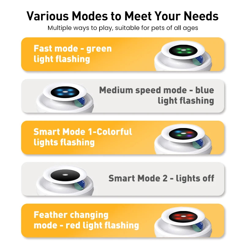 04-2 in 1 Cat Toy – Feather &amp; Interactive Ball