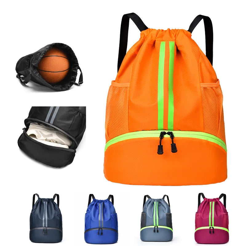 01-Zaino Palestra Unisex Impermeabile – Scomparto Bagnato/Asciutto