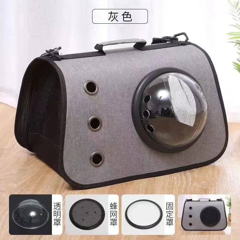 14-Space porthole carrier for dogs and cats.