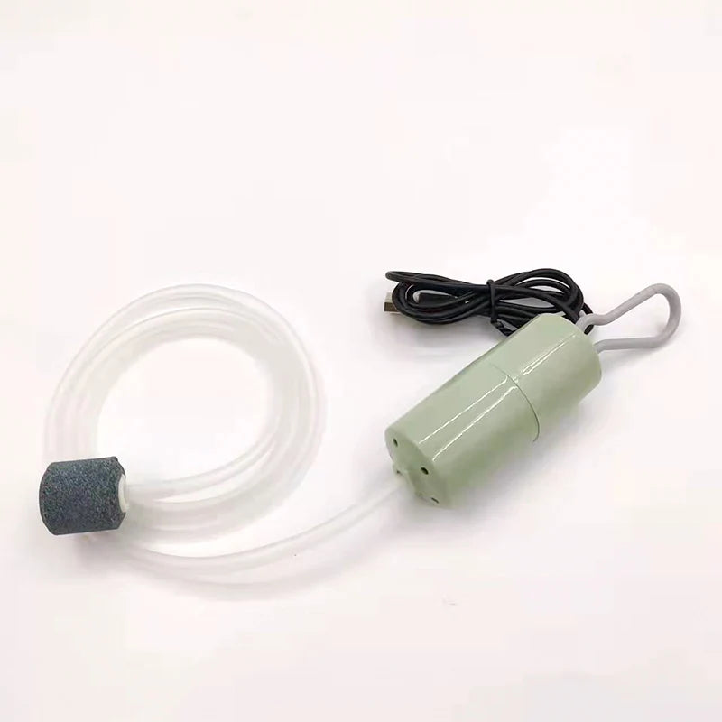 25-Portable Aquarium Air Pump – Mini USB Oxygenator