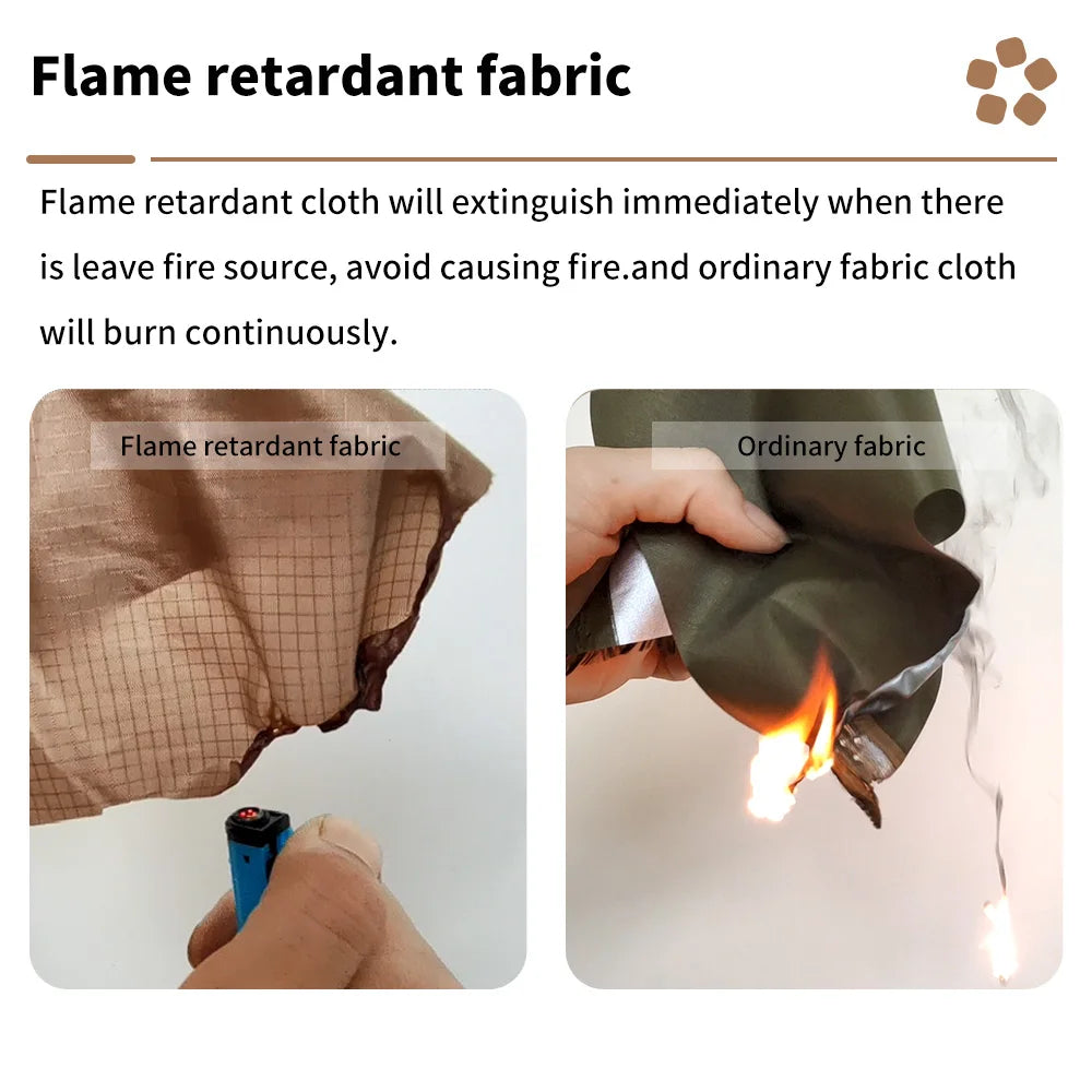 00-Tenda invernale ignifuga  2 persone,  con uscita per stufa