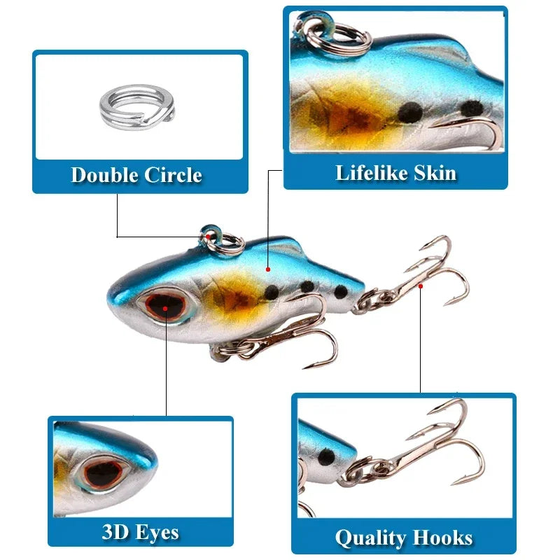 26-Mini VIB richiamo di pesca 3.4cm 5g.