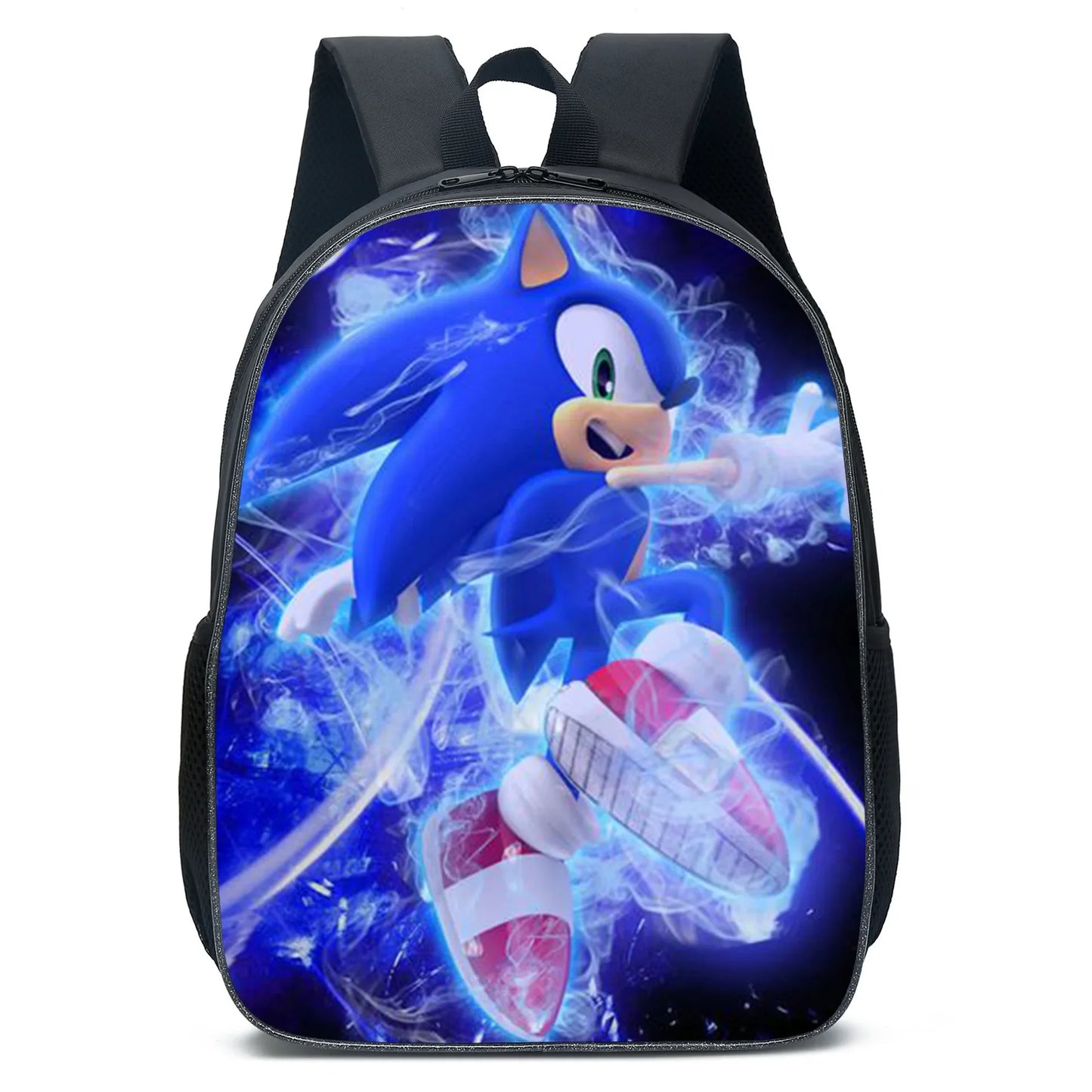 01-Set Sonic Cartoon Anime Backpack Suitable for School