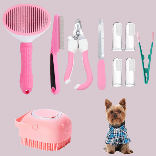 13-Kit toelettatura 10 in 1 per cani e gatti – Cura completa a casa